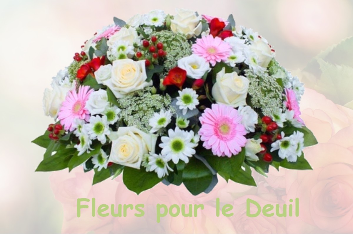 fleurs deuil LUZINAY